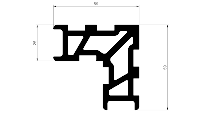 AWP 802 Cornerbinder 4mm - 4 mm