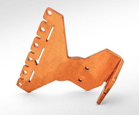 Copper is very suited for machining.