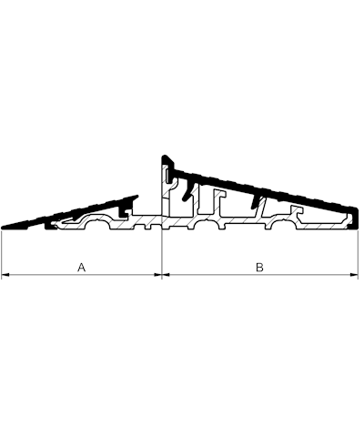 AWP 710 Alu-Sill 64/66 w/holes - 6600 mm